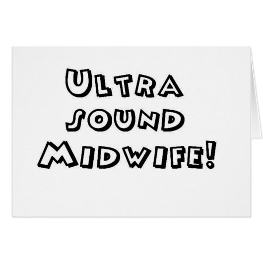 ultrasound midwife cards (Front Horizontal)
