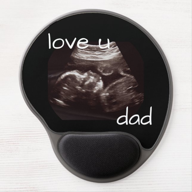 Ultrasound Photo Love You Dad  Gel Mouse Pad (Front)