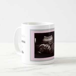 Ultrasound Pink  Photo Father's Day Best Dad Ever Coffee Mug