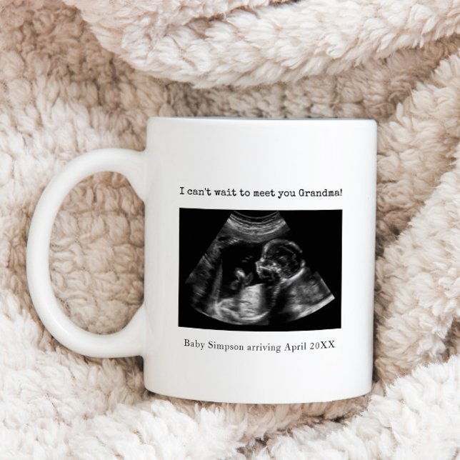 Ultrasound Pregnancy Announcement Grandma To Be Coffee Mug (Creator Uploaded)