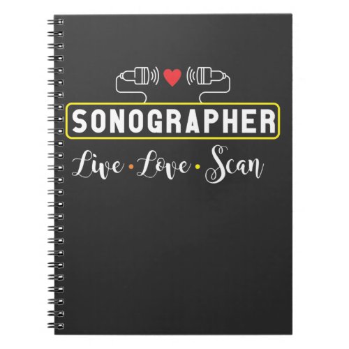 Ultrasound Sonographer Scan Sonography Profession Notebook