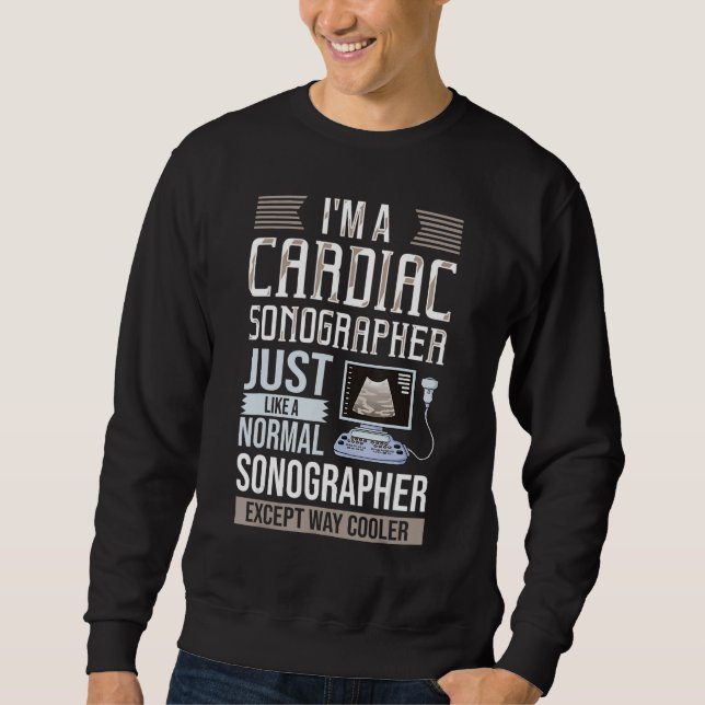 Ultrasound Tech Gift Sonographer Sonography Sweatshirt (Front)