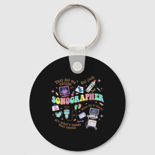 Ultrasound Tech Sonographer National Nurse Day  Keychain