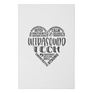 Ultrasound tech, Sonographer, UT life Faux Canvas Print