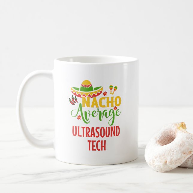 Ultrasound Tech Technologist Sonographer Grad Coffee Mug (With Donut)