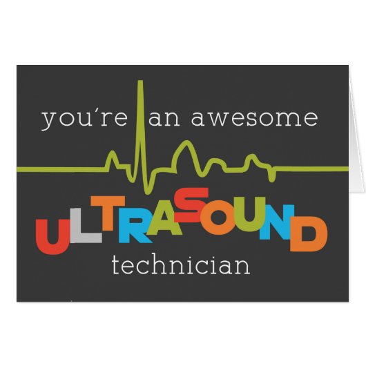 Ultrasound Technician Appreciation Day Awesome (Front Horizontal)