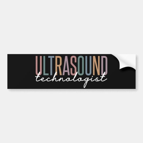 Ultrasound Technologist Bumper Sticker