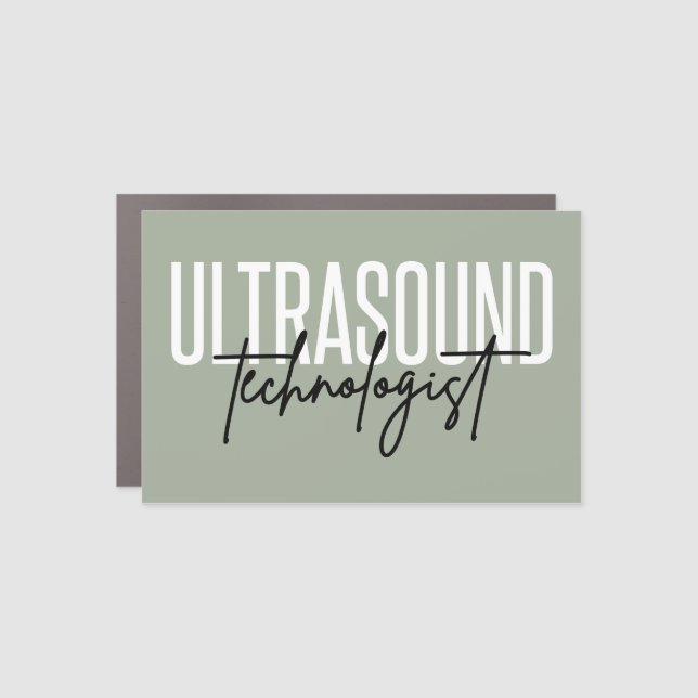 Ultrasound Technologist | Ultrasound Tech Gifts Car Magnet (Front)