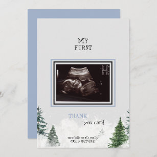 Ultrasound Thank You It's Cold Outside Baby Shower