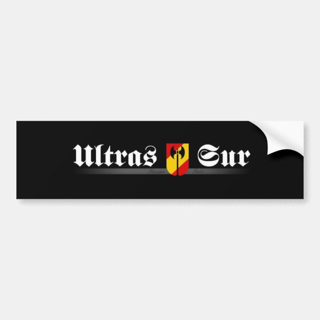 ultrassur Ultras Sur Real Madrid Bumper Sticker (Front)