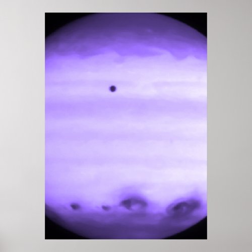 Ultraviolet Image of Multiple Comet Impacts Poster