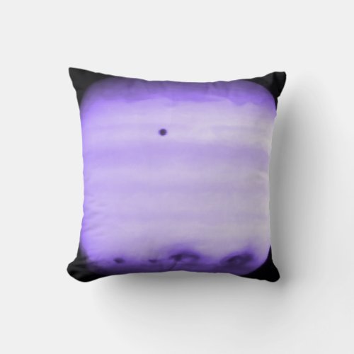 Ultraviolet Image of Multiple Comet Impacts Throw Pillow