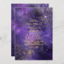 Ultraviolet Wedding | Glam Starry Night Invitation