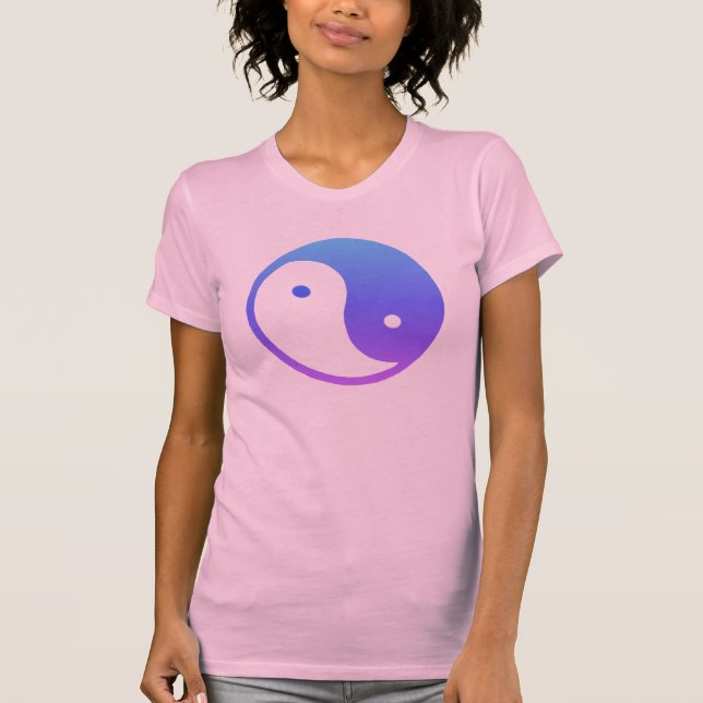 Ultraviolet Yin Yang T-Shirt (Front)