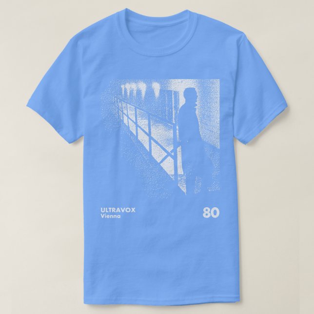 Ultravox Vienna Minimalist Graphic Artwork Design T-Shirt (Design Front)