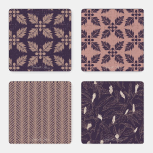 ‘Ulu & ‘Awapuhi - Ali’i, Māla Lani Coaster Set