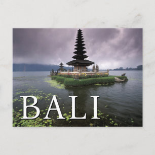 Ulun Danu Temple   Bali, Indonesia Postcard