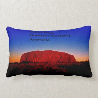 Uluru, Aboriginal Sacred Site Lumbar Pillow