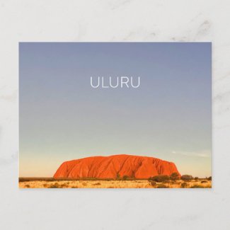 Uluru, Australia Postcard