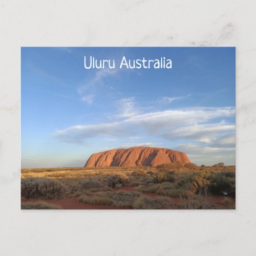 Uluru Australia Postcard
