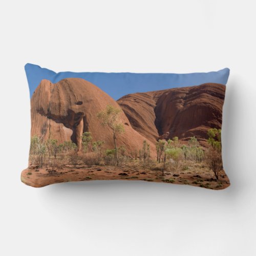 Uluru Ayers Rock Australia Down Under Lumbar Pillow