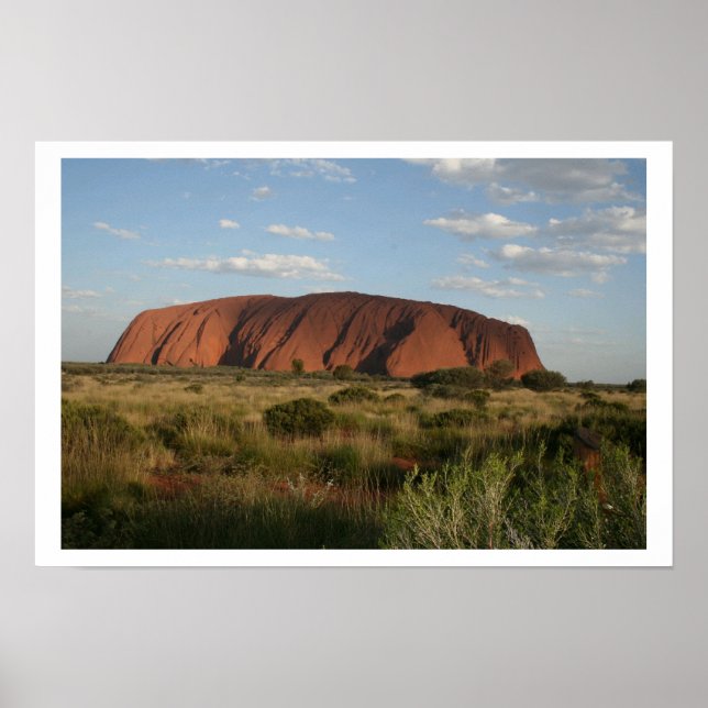 Uluru, Ayers Rock Australia Poster (Front)