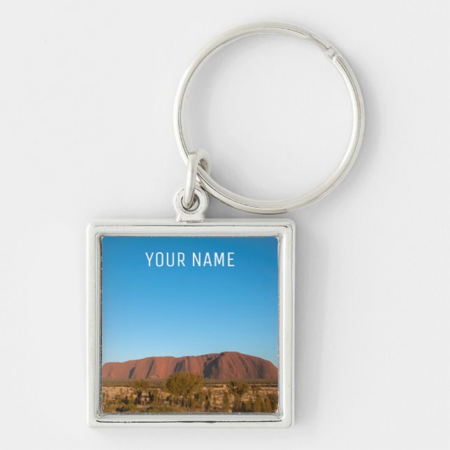 Uluru Ayers Rock Outback Australia Red Centre Keychain (Front)
