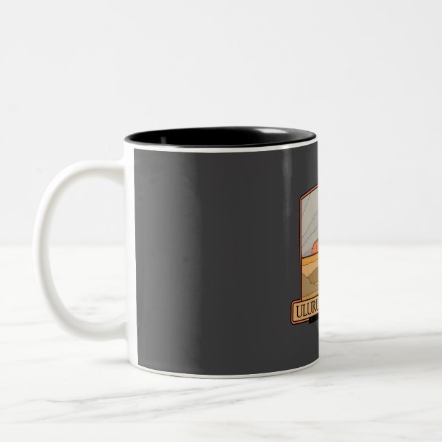 Uluru-Kata Tjuta - Australia  Two-Tone Coffee Mug (Left)