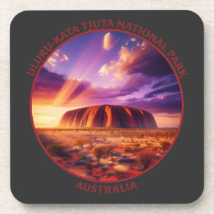 Uluru-Kata Tjuta National Park, Australia Beverage Coaster