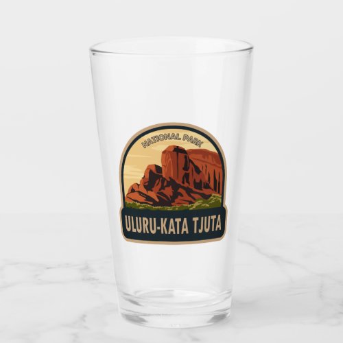 Uluru_Kata Tjuta National Park Australia Emblem Glass