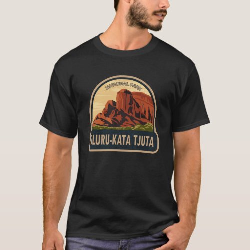 Uluru_Kata Tjuta National Park Australia Emblem T_Shirt