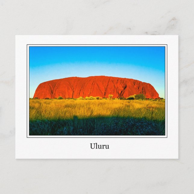 Uluru Postcard (Front)