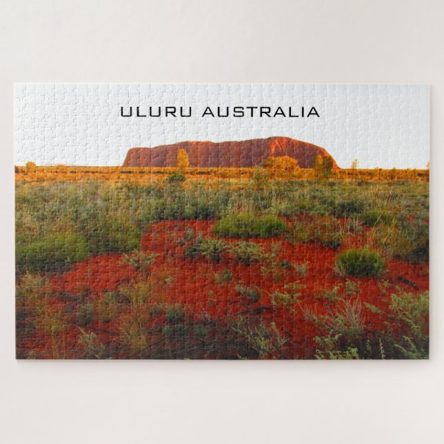 uluru red center desert jigsaw puzzle (Horizontal)