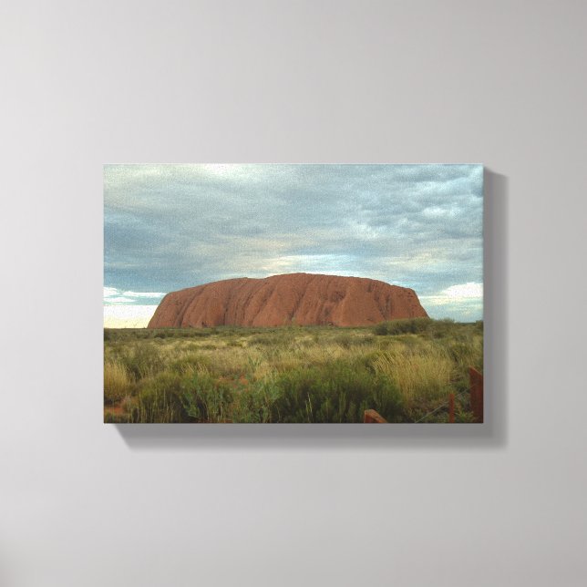 Uluru Stretched Canvas Print (Front)