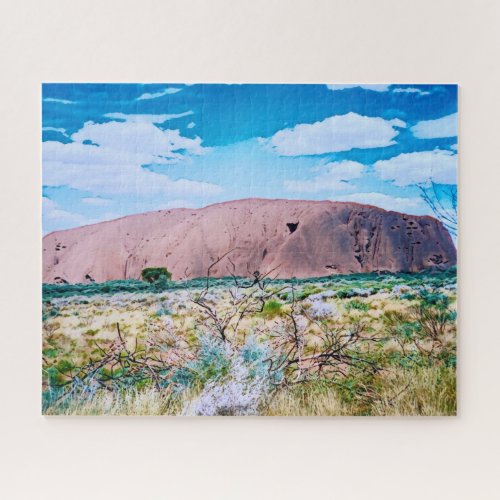 Uluru sunrise Central Australia travel Jigsaw Puzzle