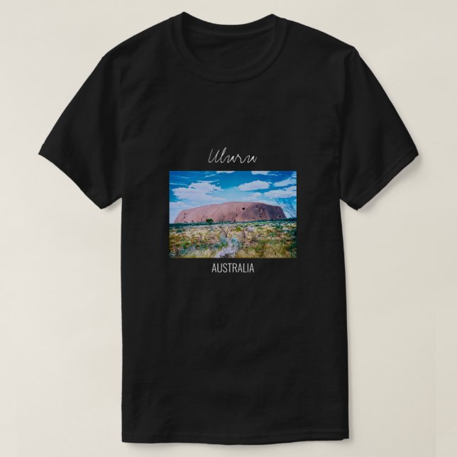 Uluru sunrise Central Australia travel T-Shirt (Design Front)