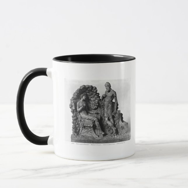 Ulysses and Calypso, from Tanagra Mug (Left)