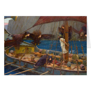 Ulysses and Sirens John William Waterhouse Cards