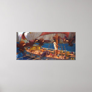 Ulysses and the Sirens (1891) Canvas Print