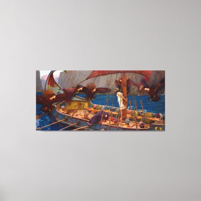 Ulysses and the Sirens (1891) Canvas Print (Front)