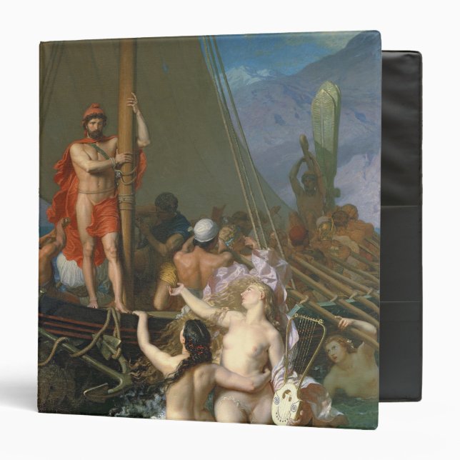 Ulysses and the Sirens 2 3 Ring Binder (Front/Inside)