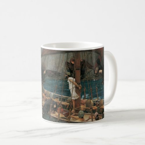 Ulysses and the Sirens by John William Waterhouse Coffee Mug