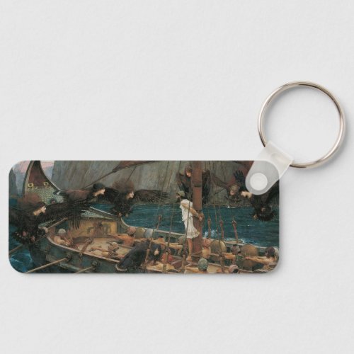 Ulysses and the Sirens by John William Waterhouse Keychain