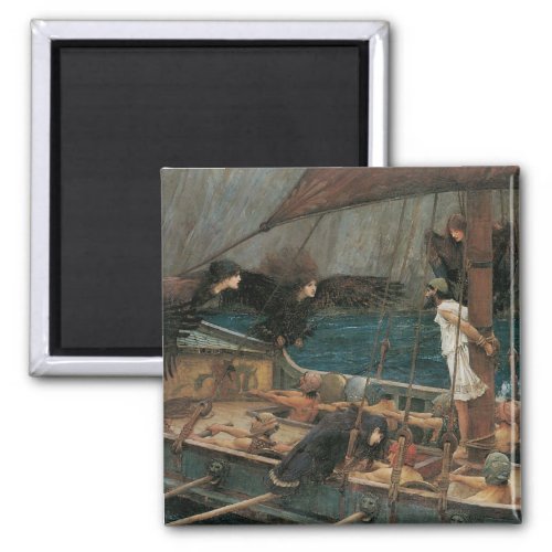 Ulysses and the Sirens by John William Waterhouse Magnet