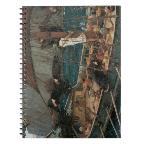 Ulysses and the Sirens by John William Waterhouse Notebook