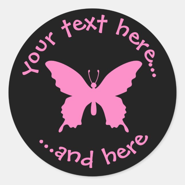 Ulysses Butterfly Classic Round Sticker (Front)