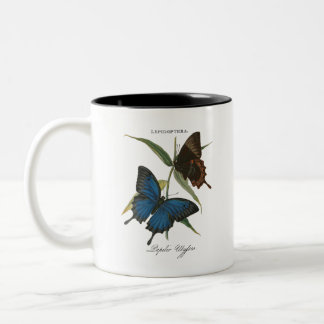 Ulysses butterfly Two-Tone coffee mug