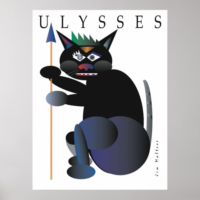 ULYSSES CAT POSTER FROM JIM MALTESE (Front)
