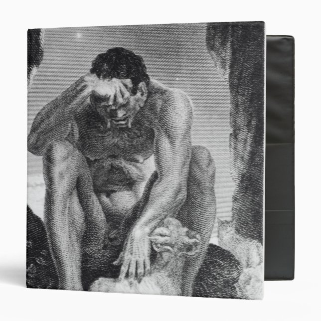 Ulysses Escaping from Polyphemus the Cyclops 3 Ring Binder (Front/Inside)