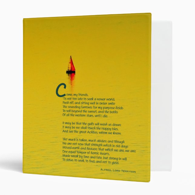 Ulysses inspired Chapbook 1" Binder (Front/Inside)